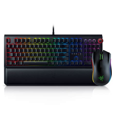 Razer Black Widow Elite Mechanical Keyboard Mamba Elite Gaming Mouse ...