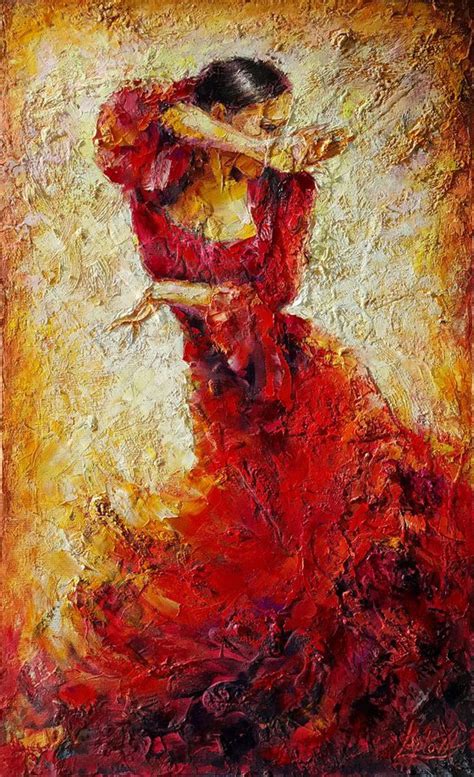 Carmen - painting oil original, opera Oil painting by Viktoria Lapteva ...