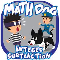 Math Dog Integer Subtraction