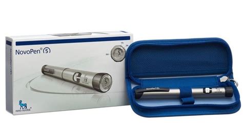 NovoPen 5 Cartridge Pen by Novo Nordisk Blue/Silver | Free UK P&P ...