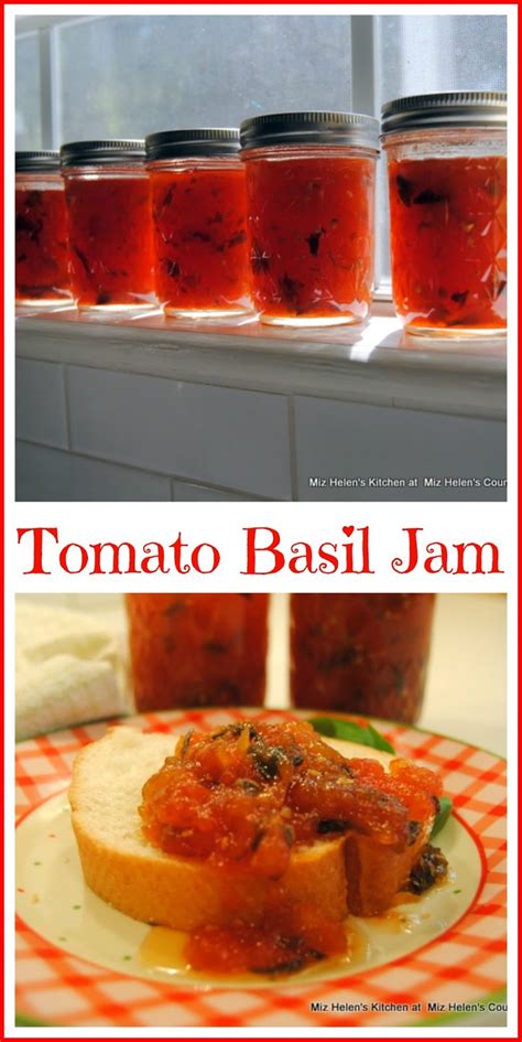 Tomato Basil Jam