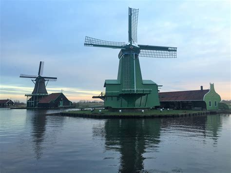 Windmills In Zaanse Schans Free Stock Photo - Public Domain Pictures