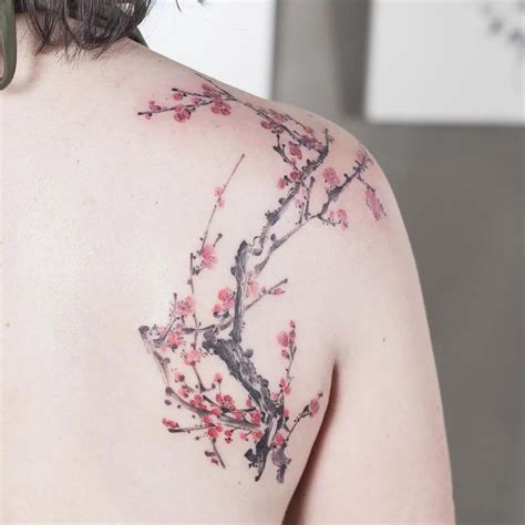 Pin on PLUM BLOSSOM TATTOO