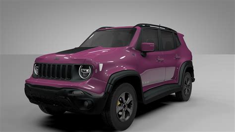 modelo 3d Jeep Renegade Rosa Trailhawk 2019 L1389 - TurboSquid 1740430