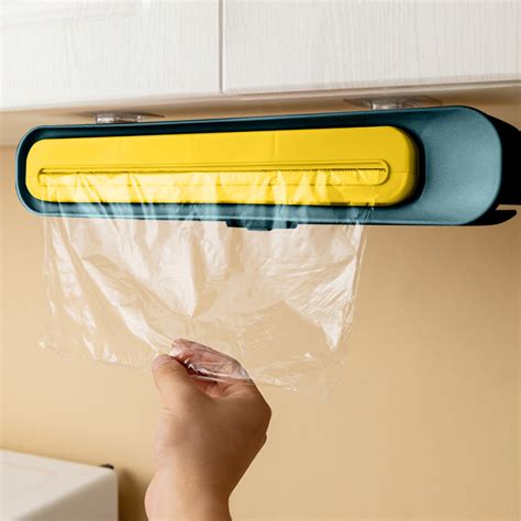 SRstrat Plastic Wrap Dispenser With Cutter Aluminum Foil Dispenser ...