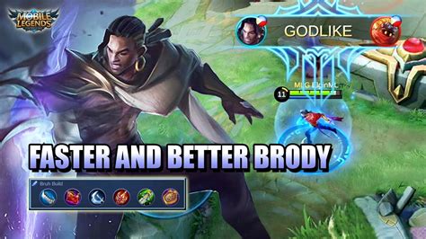 BRODY IS A BIT FASTER NOW - BRODY BUILD AND GAMEPLAY - MLBB - YouTube