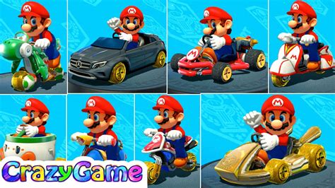 Mario Kart 8 Deluxe All Vehicles Gameplay (マリオカート8 デラックス) - YouTube