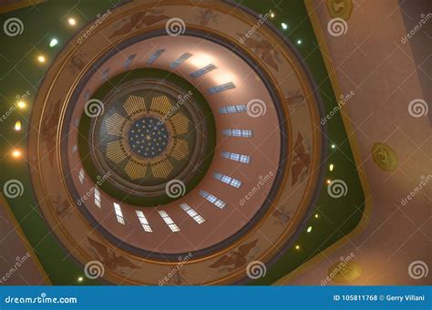 Capitol Building Rotunda Interior, Salem, Oregon Stock Photo - Image of ...