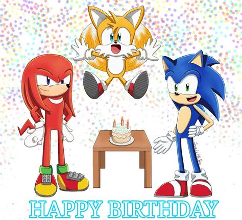 Printable Sonic Birthday Card