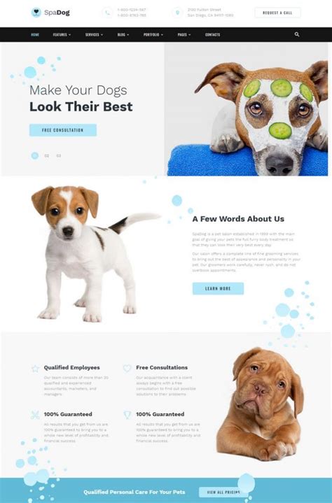 50 Best Animal Pet Website Templates 2024 - Templatefor