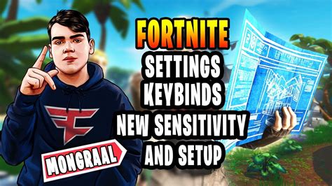 FaZe Mongraal New Fortnite Settings keybinds New Sensitivity and Setup [Chapter 2 Season 5 ...