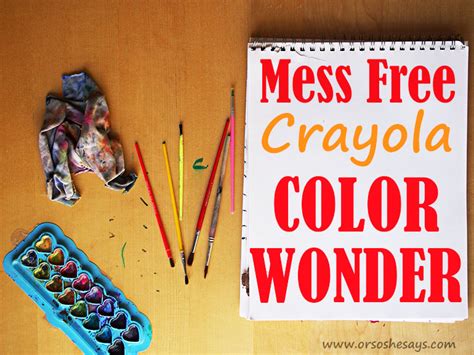 Crayola Color Wonder Mess Free Art ~ Giveaway (she: Liv)