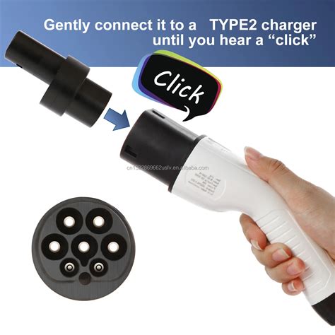 Ev Charger Type 2 To Tesla Electric Car Charging Adapter Type 2 Dc Adapter Dc For Tesla - Buy ...