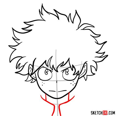 How To Draw Deku Step By Step