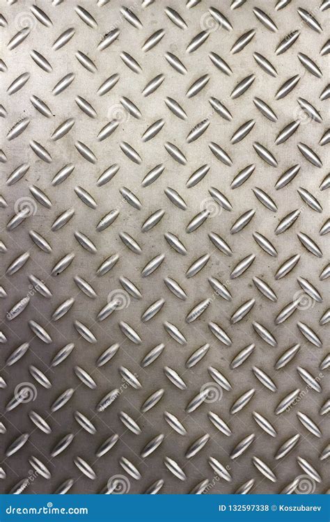 Metal floor plate pattern stock photo. Image of textured - 132597338