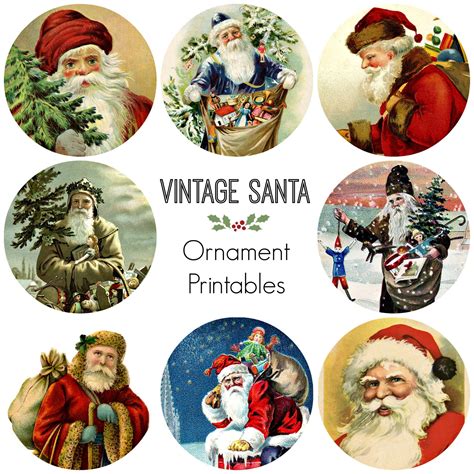 Vintage Santa Printables - Printable Word Searches