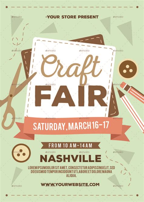 Craft Fair Flyer | Craft fairs, Lettering, Flyer