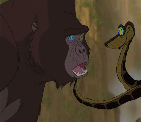 Kaa meets Kerchak by Endeavor93 on DeviantArt