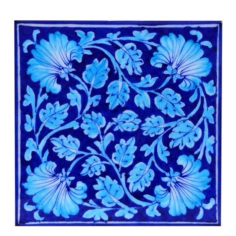 Himalaya Handicrafts Blue Pottery Ceramic Tiles For Wall for Home at Rs ...