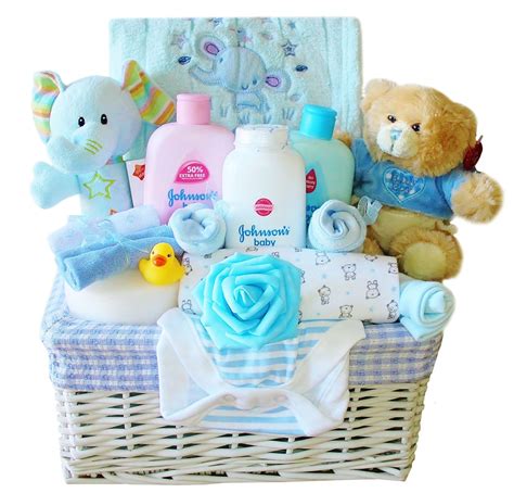 Luxury Baby Gift Basket for a Boy