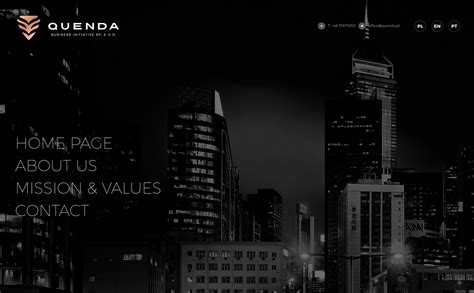 Quenda - Business Initiative Website :: Behance