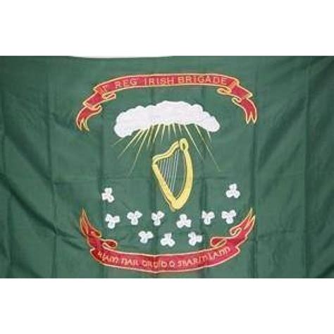 1st Regiment Irish Brigade Flag Double Nylon Embroidered 3 x 5 ft. - Ultimate Flags