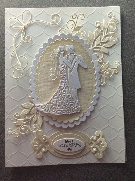 Wedding card tattered lace | Wedding day cards, Wedding anniversary cards, Wedding cards handmade