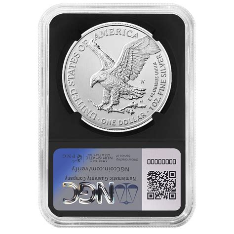 2023-W Burnished $1 American Silver Eagle NGC MS70 FDI ALS Label Retro Core | eBay