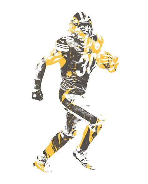 James Connor Pittsburgh Steelers Pixel Art 1 Mixed Media by Joe Hamilton - Fine Art America