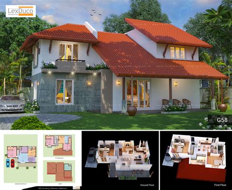 Top 200 House Designs in Sri Lanka and 3D Home Plans for 2019 by Lex Duco - Two Storey Category ...