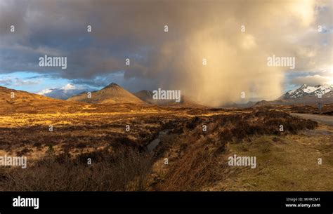 Dramatic weather Sligachan , Isle Of Skye , Scotland Stock Photo - Alamy