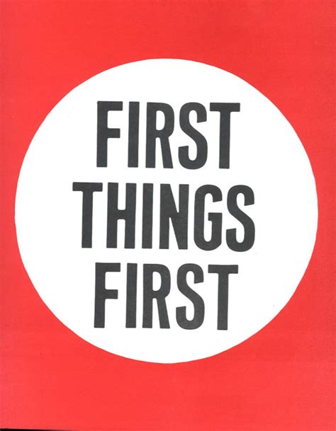 First Things First | Bible Doctrines to Live By