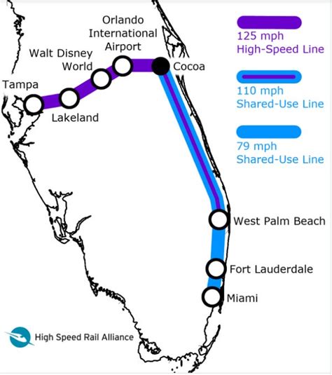 Brightline train launches service from Miami to Orlando Florida