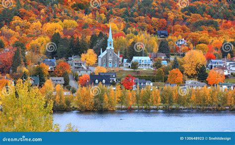 Mont Tremblant Village in Autumn Time Stock Image - Image of housing, condo: 130648923