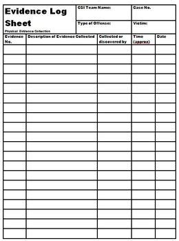 Evidence Log Template | Template-two.vercel.app