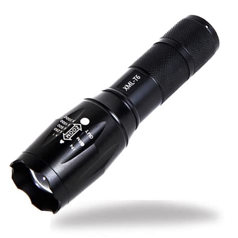 Military Grade 5 Mode XML T6 3800 Lumens Tactical Led Flashlight Waterproof High Power ...