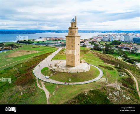 Tower of Hercules or Torre de Hercules is an ancient Roman lighthouse in A Coruna in Galicia ...