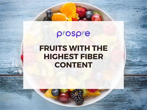 Fruits with the Highest Fiber Content