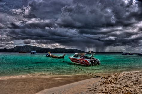 Storm Approaching Paradise – Coral Island, Phuket, Thailand