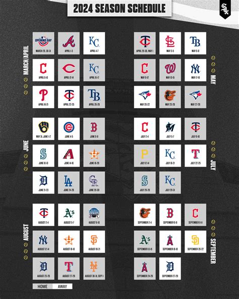 Chicago White Sox on Twitter: "Check out the full schedule below. ⤵️ ...