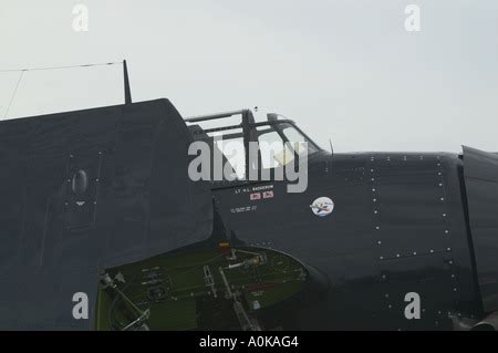 Grumman TBM Avenger cockpit from outside Stock Photo - Alamy