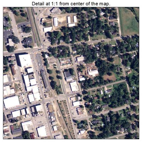 Aerial Photography Map of Pelham, GA Georgia