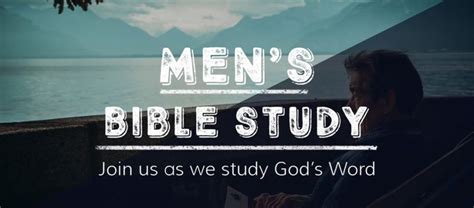 Men’s Weekly Bible Study – First United Methodist Church – GoFirst.org