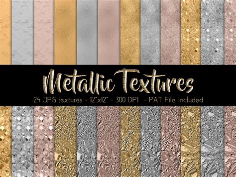 Metallic Textures by Kristina on Dribbble