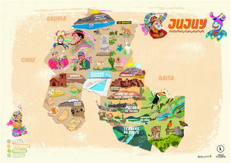 Jujuy Mapa ilustrado on Behance