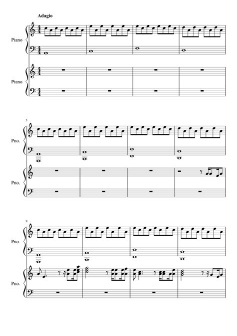 Leave Out All The Rest sheet music for Piano download free in PDF or MIDI