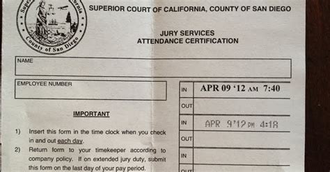 Craig's Missives on Life: San Diego County Superior Court Jury Duty Summons