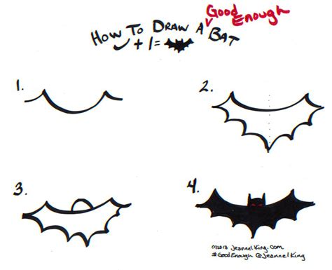 How To Draw A Bat Face - Draw easy