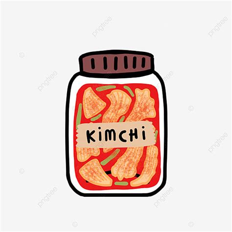 Kimchi Clipart Transparent Background, Kimchi Illustration, Kimchi, Illustration, Korea PNG ...