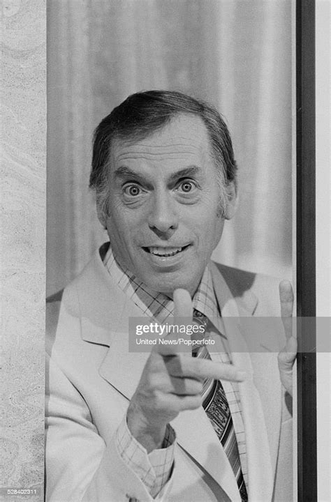 English comedian and television presenter, Larry Grayson posed on the ...